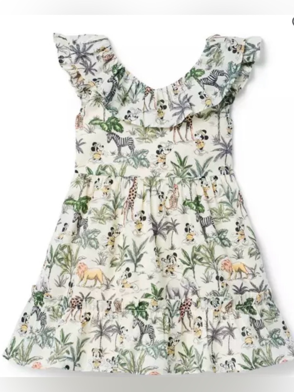 Disney x Janie and Jack Mickey Safari Dress Size 8 Explorer Animal Kingdom